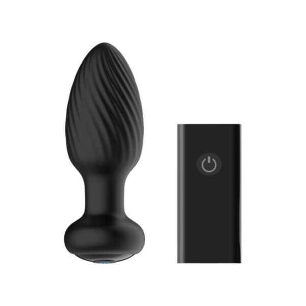 Nexus Tornado Remote Control Rotating Butt Plug Black | Anal Sex Toys