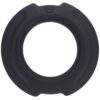 OptiMALE FlexiSteel Silicone Metal Core Cock Ring Black 35mm | Cock Rings