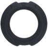 OptiMALE FlexiSteel Silicone Metal Core Cock Ring Black 43mm | Cock Rings