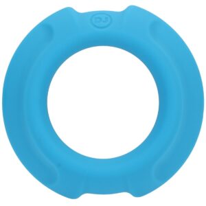 OptiMALE FlexiSteel Silicone Metal Core Cock Ring Blue 35mm | Cock Rings