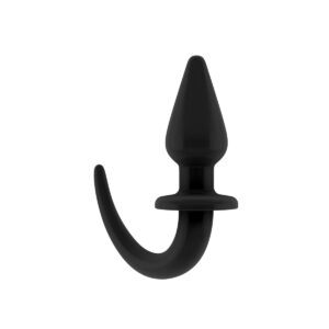 Ouch Flexible Rubber Butt Plug Black | Anal Sex Toys