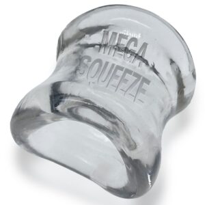 Oxballs Mega Squeeze Ergofit Ballstretcher Clear | Cock Rings