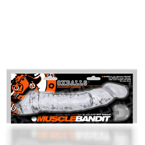 Oxballs Muscle Bandit Slimmest Muscle Cocksheath Clear - Image 2