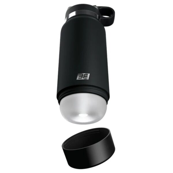 PDX Plus Fap Flask Thrill Seeker Discreet Stroker - Black Bottle - Frosted | Male Masturbators & Strokers