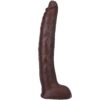 Signature Cocks Damion Dayski 12Inch Ultraskyn Cock with Removable Vac U Lock Suction Cup Chocolate | Male Masturbators & Strokers