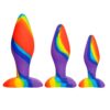 Simply Sweet Rainbow Silicone Butt Plug Set | Anal Sex Toys