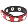 Strict Leather Cock Gear Speed Snap Cock Ring Red | Cock Rings