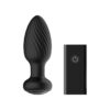 TORNADO Remote Control Rotating Butt Plug Medium - Black | Anal Sex Toys