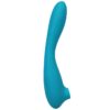 This Product Sucks Rechargeable Bendable Wand Blue | Vibrators