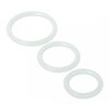 Trinity For Men Penis Rings Set Of 3 Silicone Clear | Cock Rings