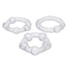 Trinity For Men Penis Rings Set Of 3 TPR Clear | Cock Rings