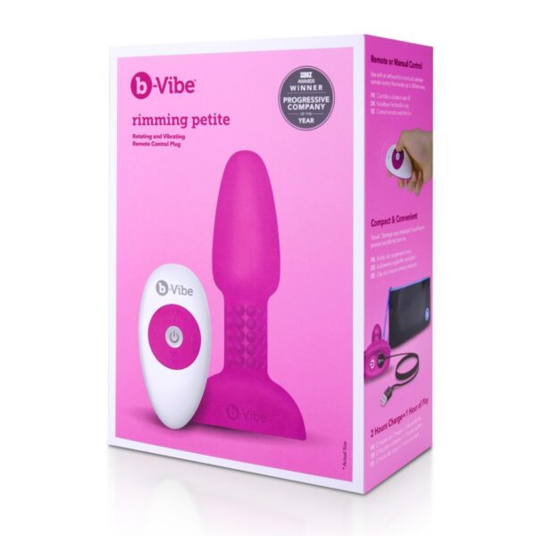 b-Vibe Rimming Petite Fuchsia - Image 2