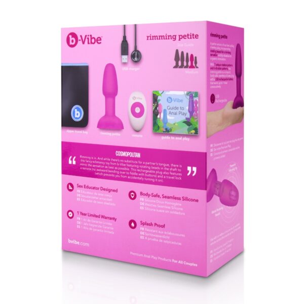 b-Vibe Rimming Petite Fuchsia - Image 4