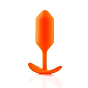 b-Vibe Snug Plug 3 Butt Plug Orange | Anal Sex Toys