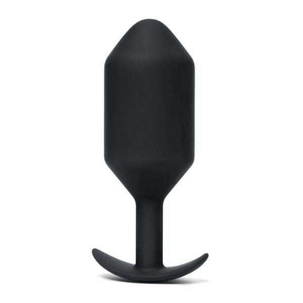 b-Vibe Snug Plug 7 Weighted Butt Plug Black | Anal Sex Toys